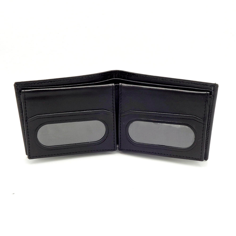Men Leather Wallet | 2 Transparent Pocket