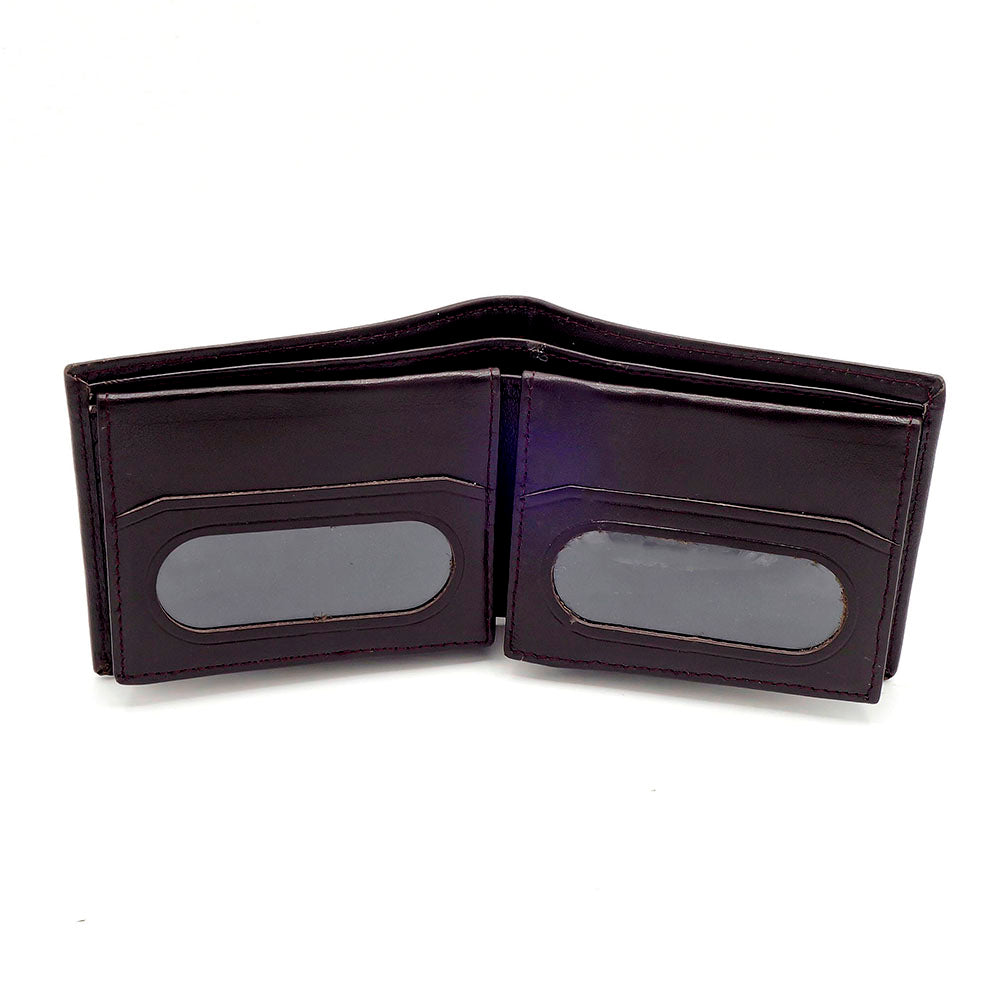 Men Leather Wallet | 2 Transparent Pocket