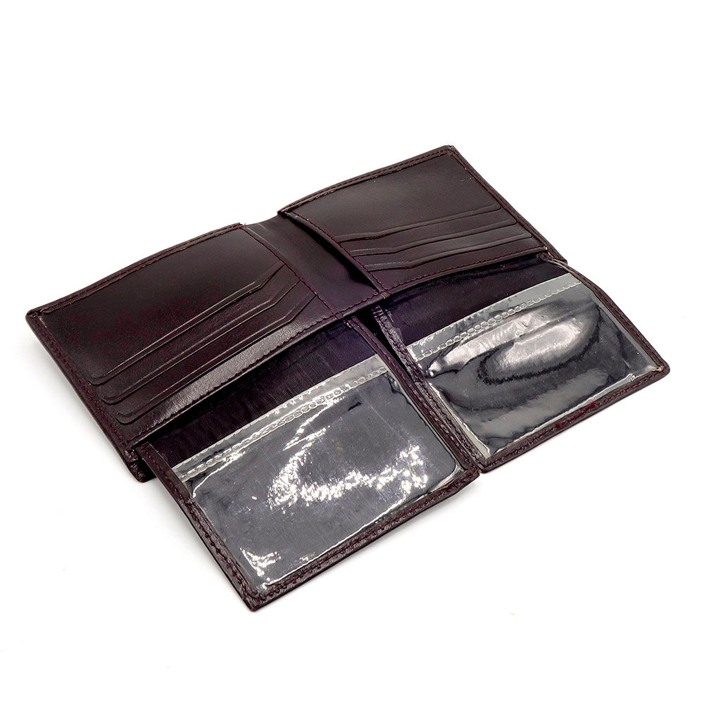Men Leather Wallet | 2 Transparent Pocket
